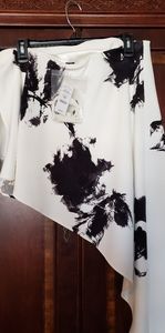 White House Black Market Asymmetrical Strapless To